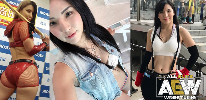 sexy AEW diva Hikaru Shida