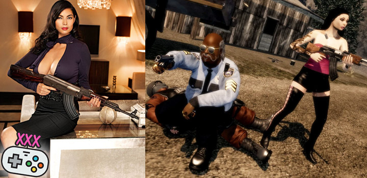 real life pornstars in video games (porn cameos in games)