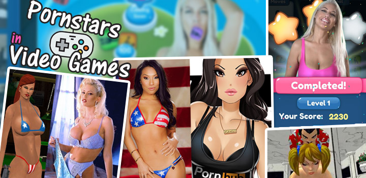 real life pornstars in video games (porn cameos in games)
