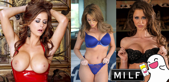 Milf pornstar Emily Addison on Snapchat