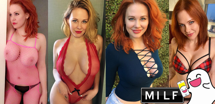 Milf pornstar Maitland Ward on Snapchat
