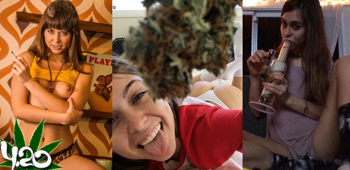 Pornstars that love to smoke weed 4:20