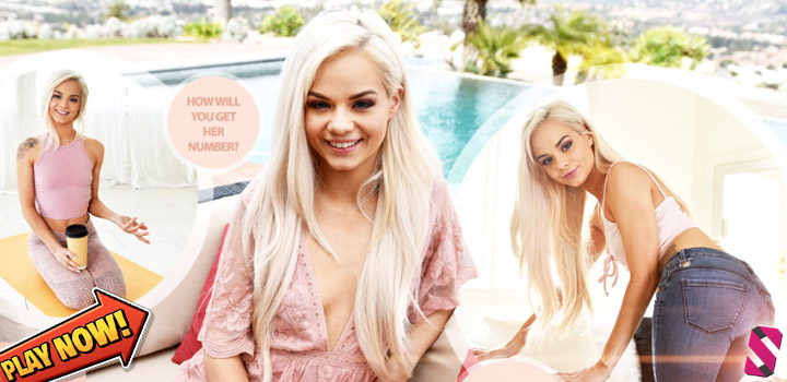 On a virtual sexdate with your favorite pornstar: Elsa Jean