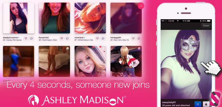 Hook-up with women online for a sex date at Ashley Madison