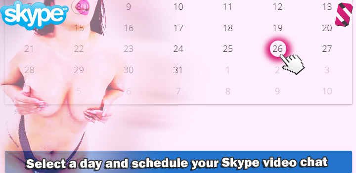 How to schedule a date with pornstars on Skype for a live video call?
