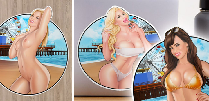 Xeracx pornstar stickers at Redbubble