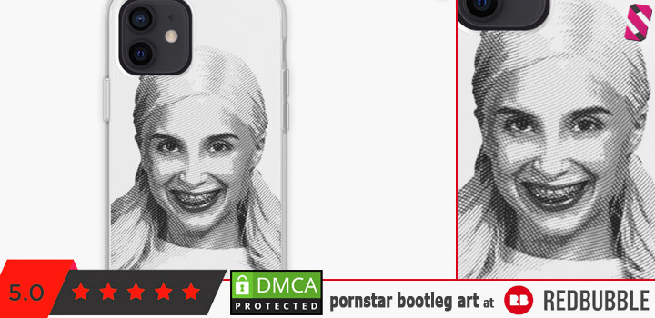 Tiny Piper Perri art - The ugliest unlicensed pornstar merch on Redbubble (print on demand)