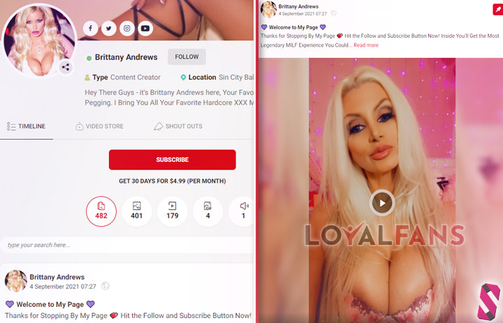 - List of pornstars on LoyalFans - OnlyFans Alternative