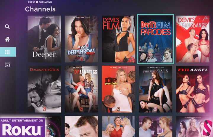 Adult Time on Roku - The best premium porn Roku channels