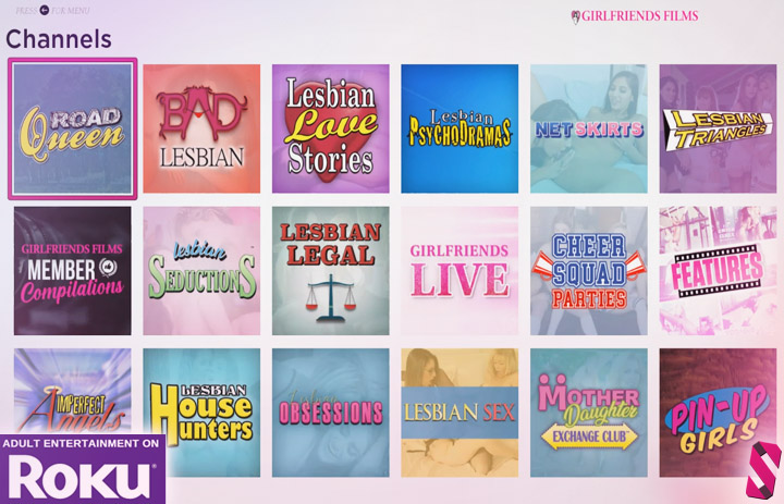 Girlfriends Films lesbian porn on Roku - The best premium porn Roku channels