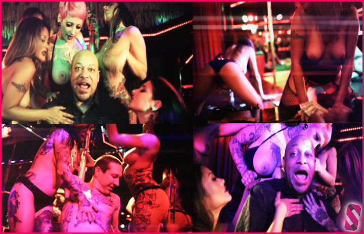 Devil You Know metal band music video with Burning Angel pornstars - All famous rock stars that starred in adult films (celeb porn cameo)